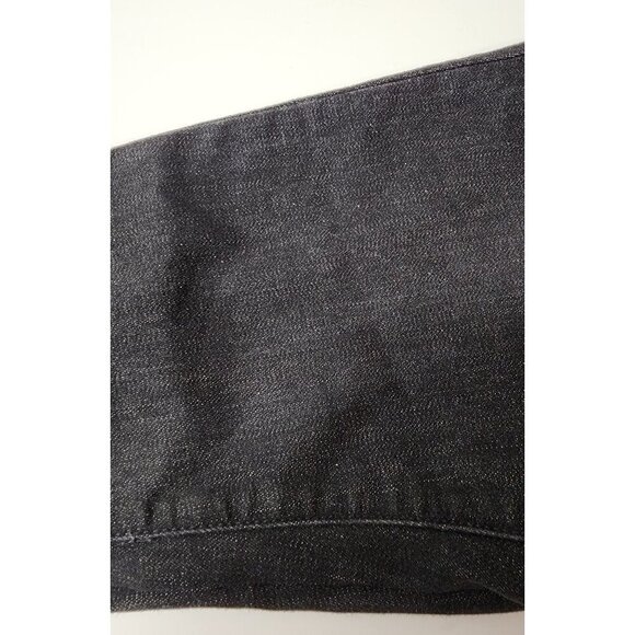 EILEEN FISHER Black Denim Skinny Jeans With Elastic Waistband - Picture 13 of 13